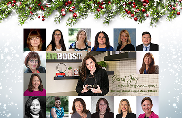 Send Joy in Time for the New Year! Blessings abound from all of us at HRBOOST®.