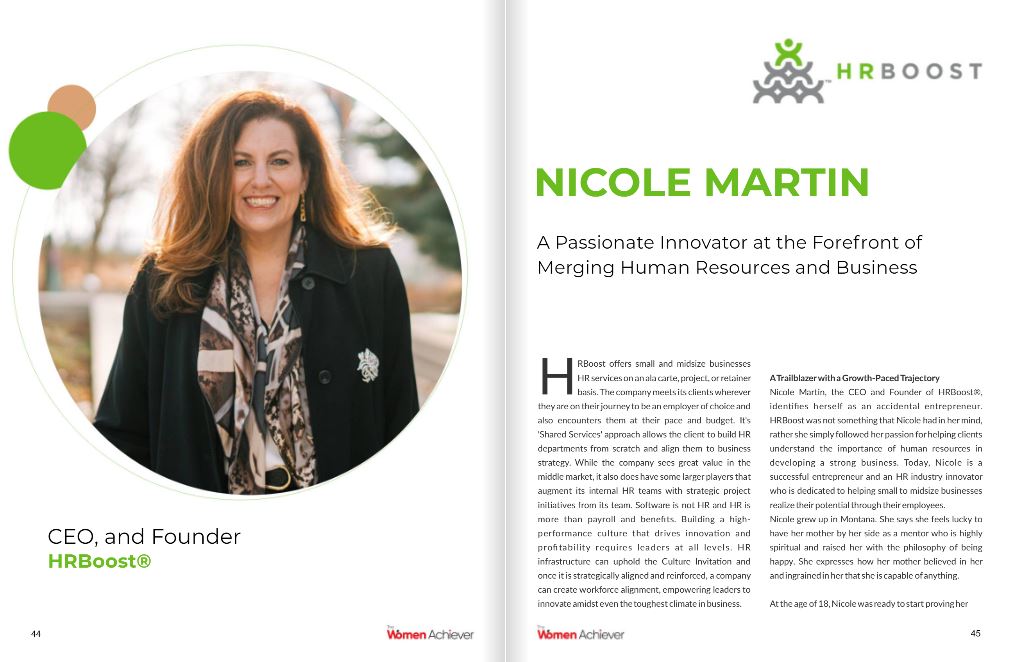 Nicole Martin Featured in The Women Achiever
