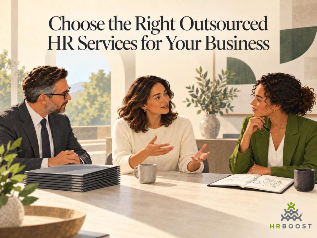 Illustration for choosing the right outsourced HR partner