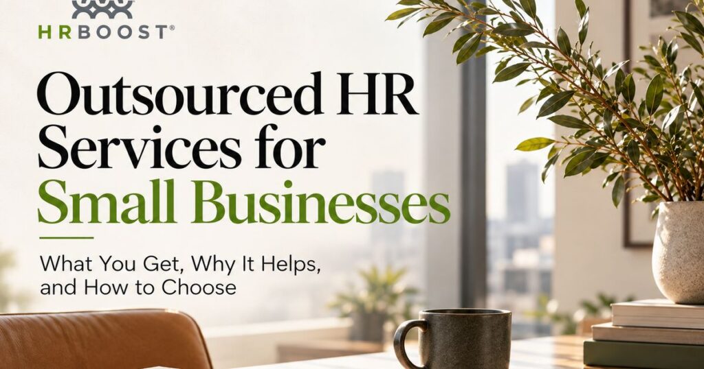 HRBoost banner: Outsourced HR Services for Small Businesses